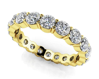 Diamond Eternity Band In 14K or 18K White or Yellow Gold -