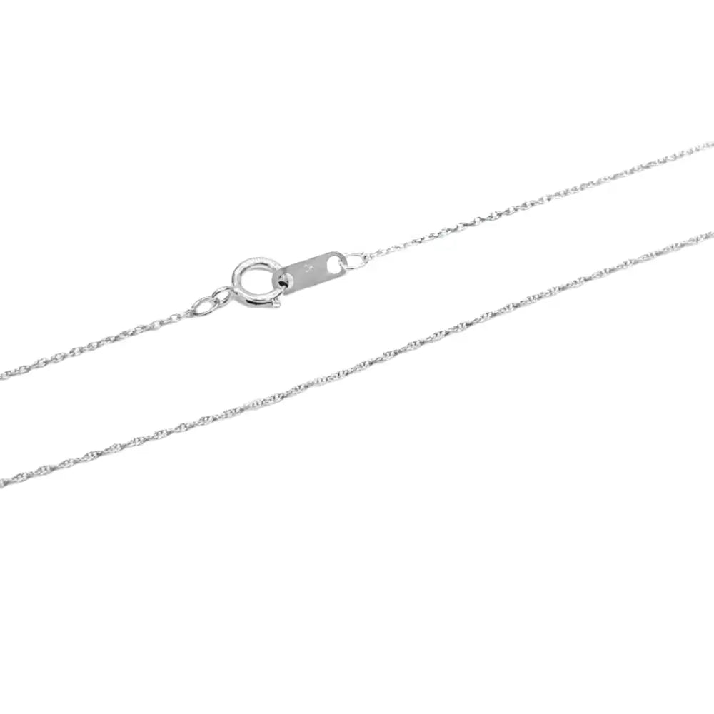 Diamond Necklace in 10K White Gold for her