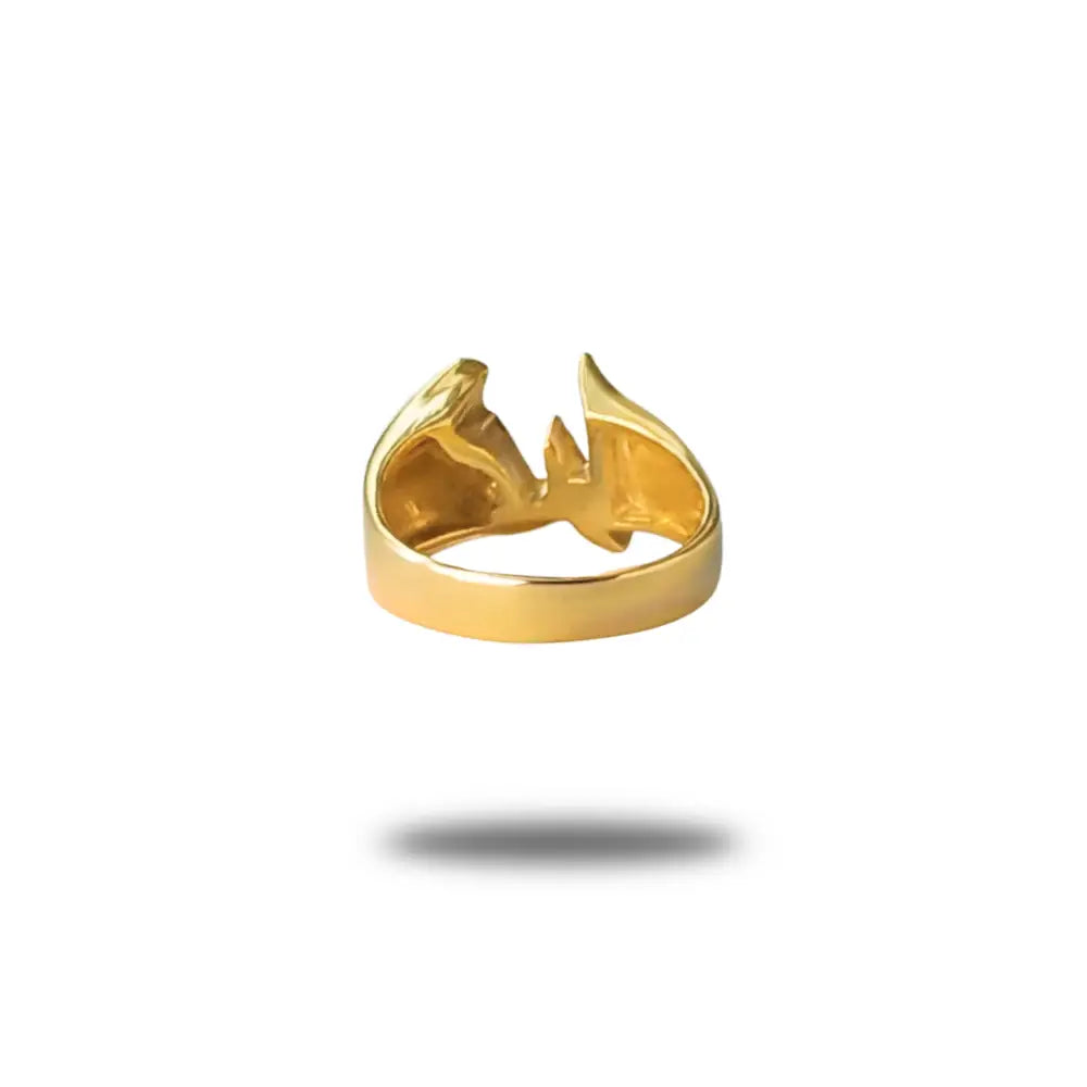 Farsi Khoda God Ring In 18k Yellow Gold Unisex - Unisex