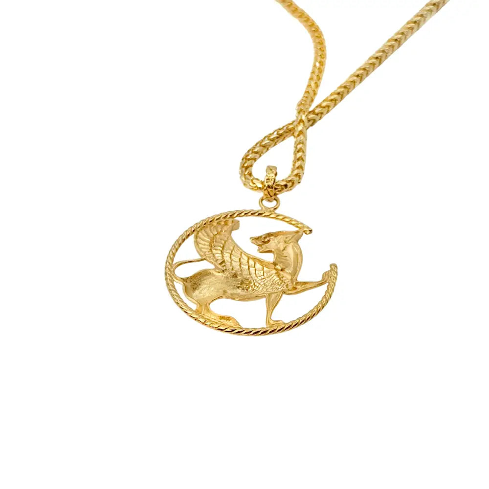 Philly Special Silver and Yellow Gold Plated Pendant - Safian
