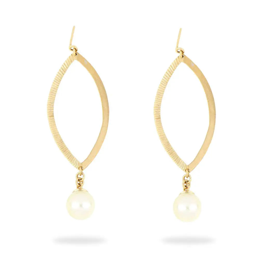 South Sea Pearl Earrings in Women’s 18K Yellow Gold