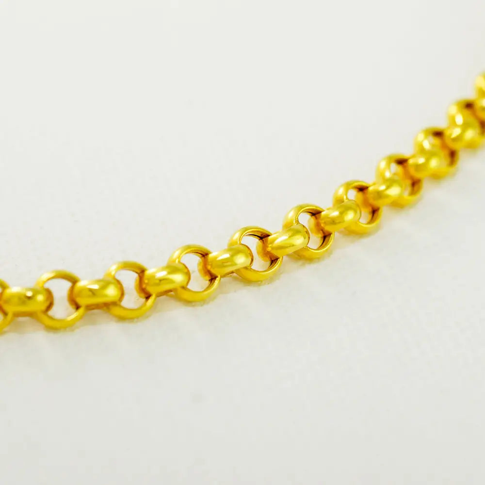 Stackable Rolo Chain Bracelet in 18K Yellow Gold - Gold