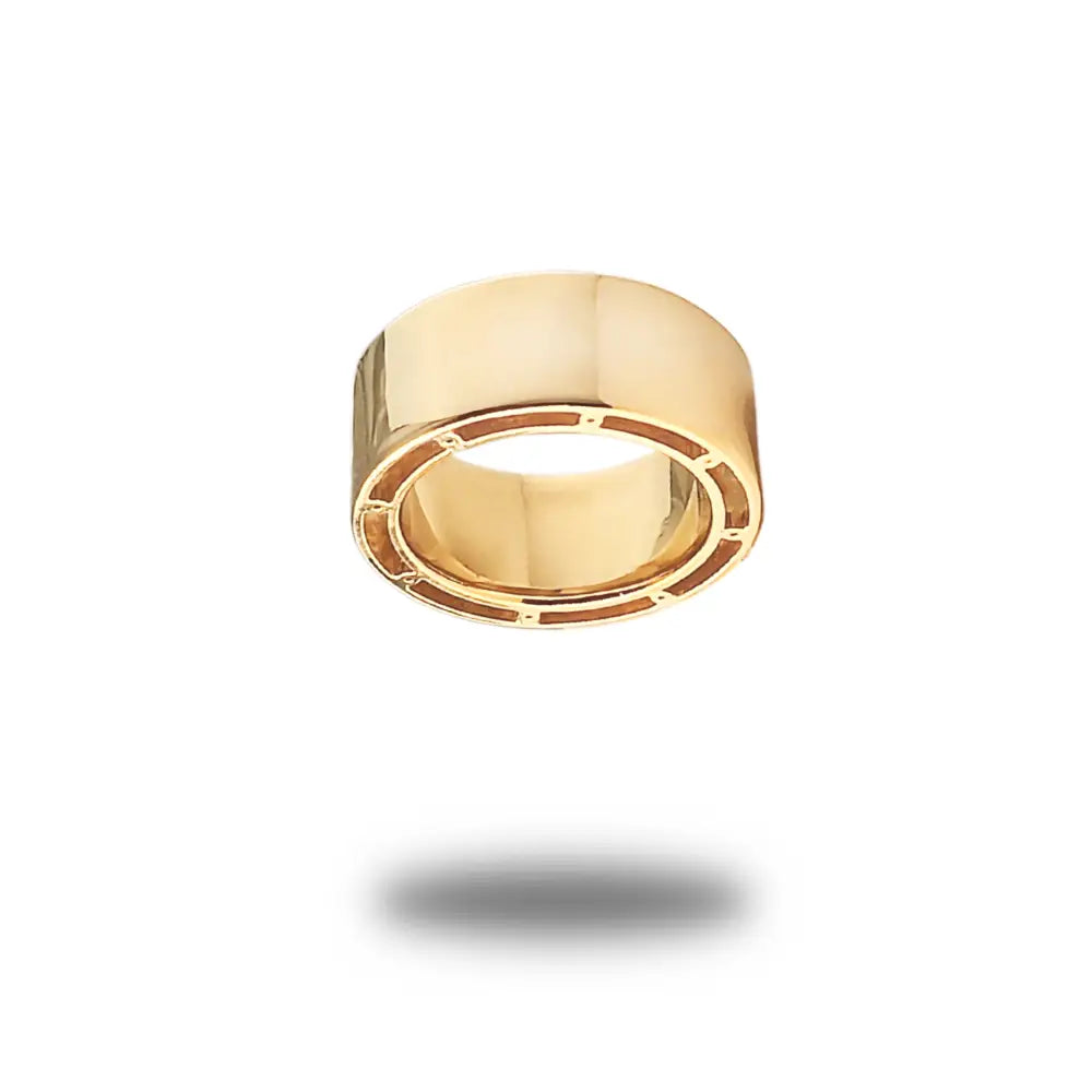 Unisex Chunky Ring in 18K Yellow Gold - Unisex Jewelry